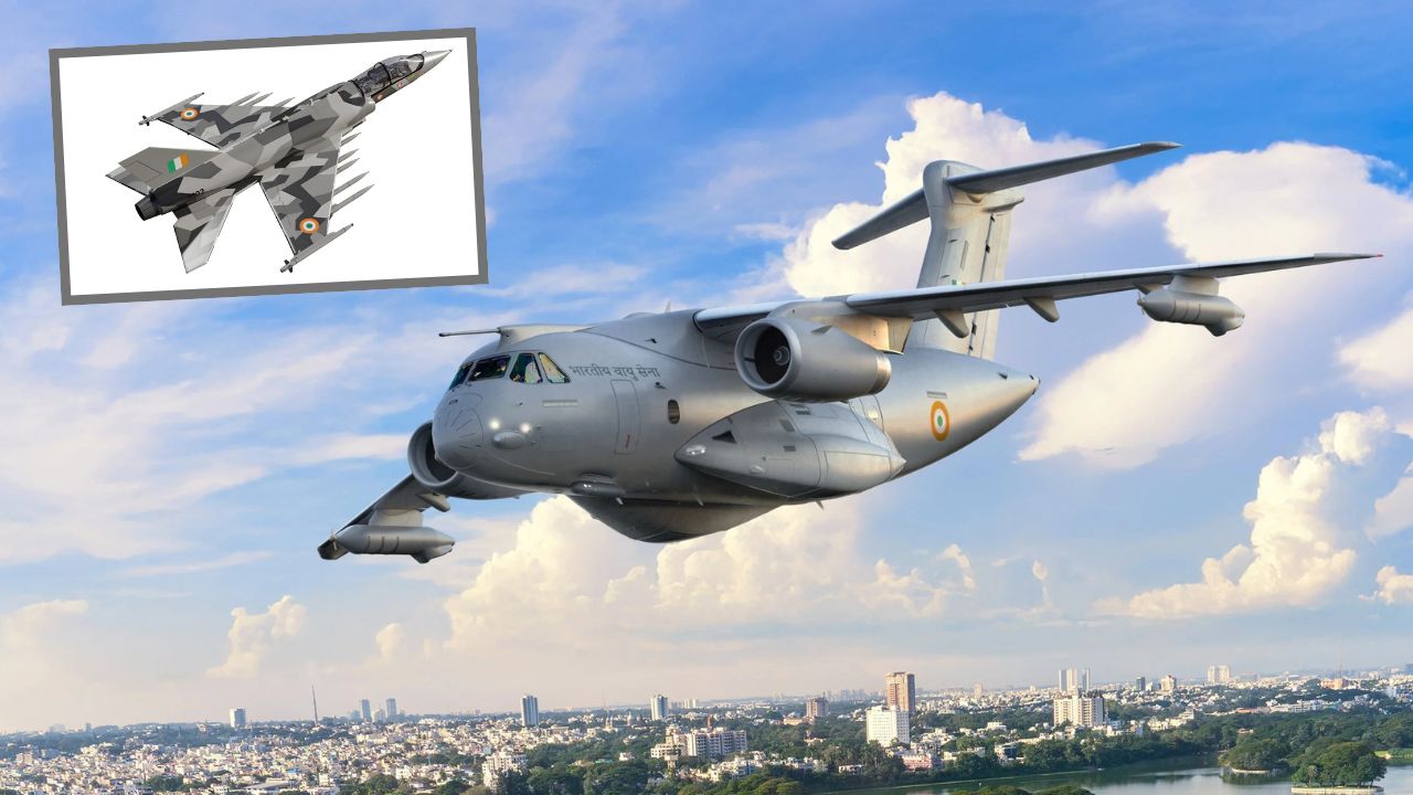 Jet latih HAL HLFT-42 dan Embraer C-390 Millennium