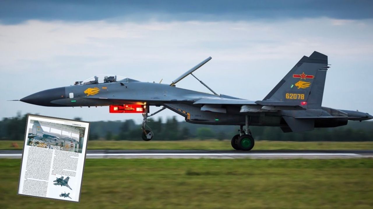 Jet tempur Su-27SK PLAAF