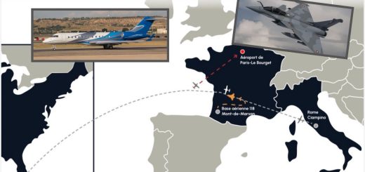 Rafale Prancis selamatkan Global 6000 dari fuel leak di udara