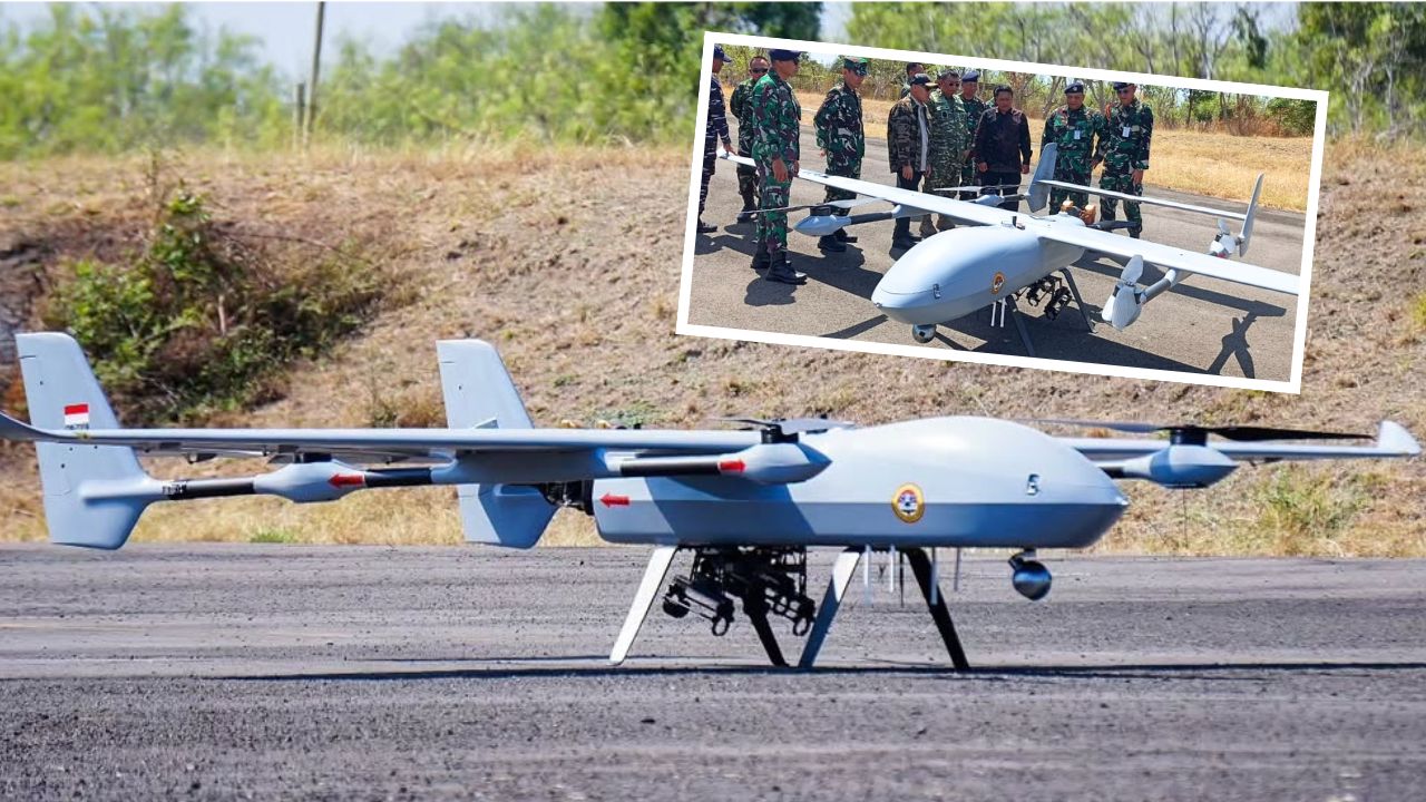 TNI AL Menguji Drone HC-545 VTOL Buatan China