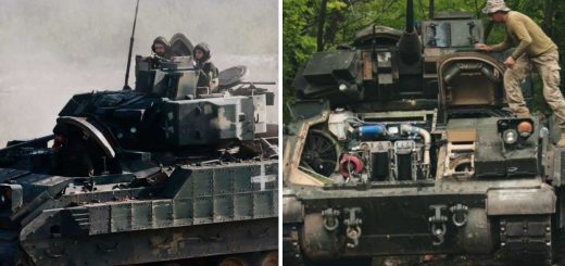 Ukraina kekurangan suku cadang kendaraan tempur Bradley.