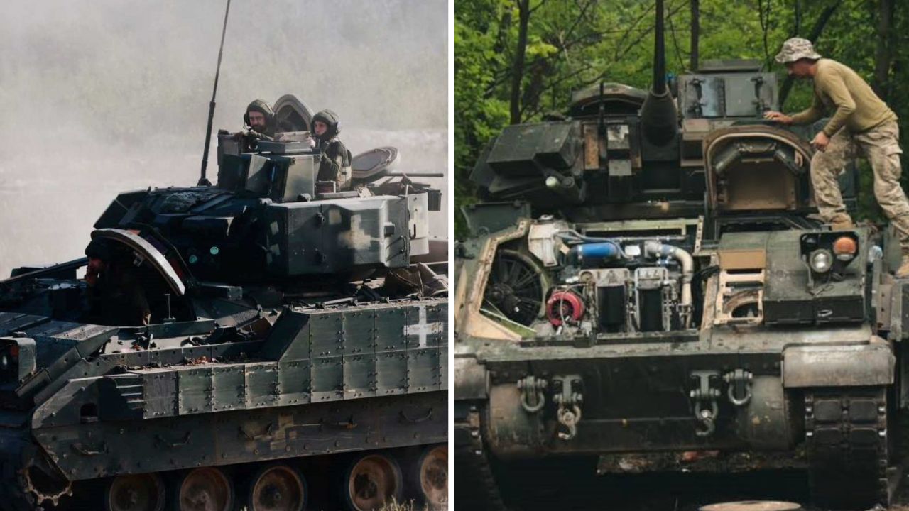 Ukraina kekurangan suku cadang kendaraan tempur Bradley.