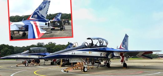 AIDC serahkan dua jet latih T-5 Brave Eagle terakhir kepada ROCAF