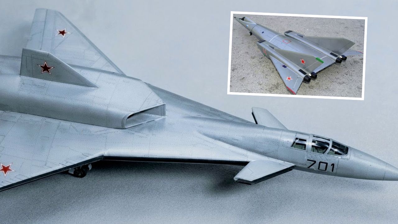 Desain MiG 7.01 tahun 1980-an calon pengganti MiG-31