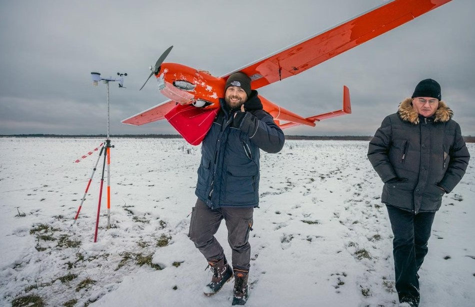 Drone pemetaan Geoscan 701 buatan Rusia