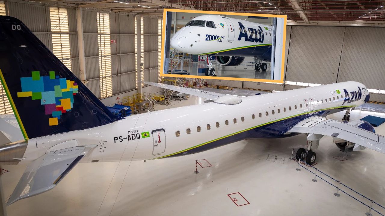 Embraer serahkan pesawat E-jet ke-2.000 kepada Azul