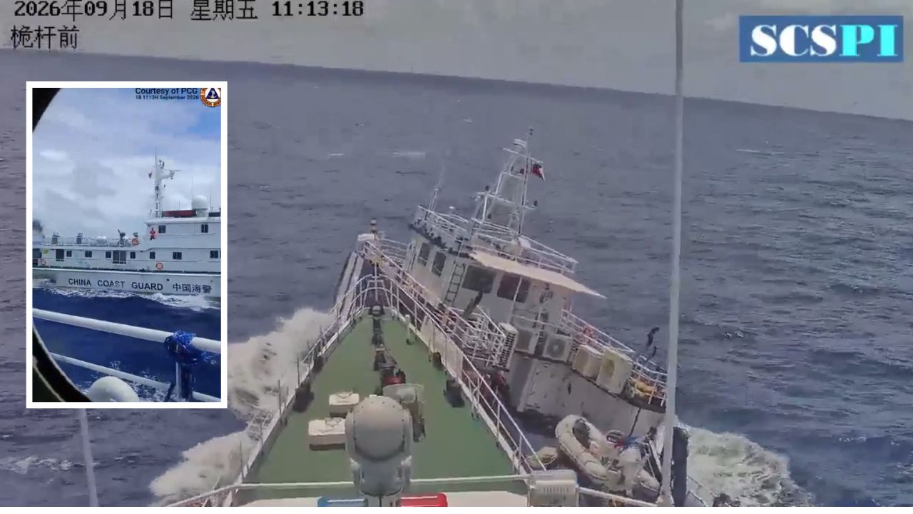 Kapal China Coast Guard tabrak kapal perikanan Filipina di LCS