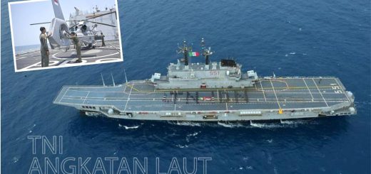 Kapal induk Giuseppe Garibaldi tiba di Jakarta