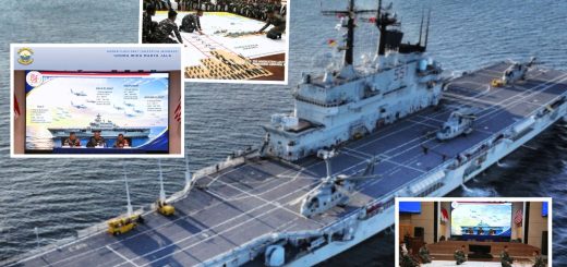 Latihan TFG untuk Sailing Pass Naval Parade HUT ke-81 TNI
