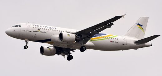 Pesawat A320 Transnusa