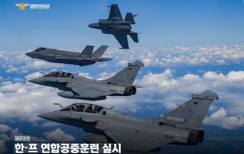Rafale Prancis dan F-35A Korea Selatan latihan bersama