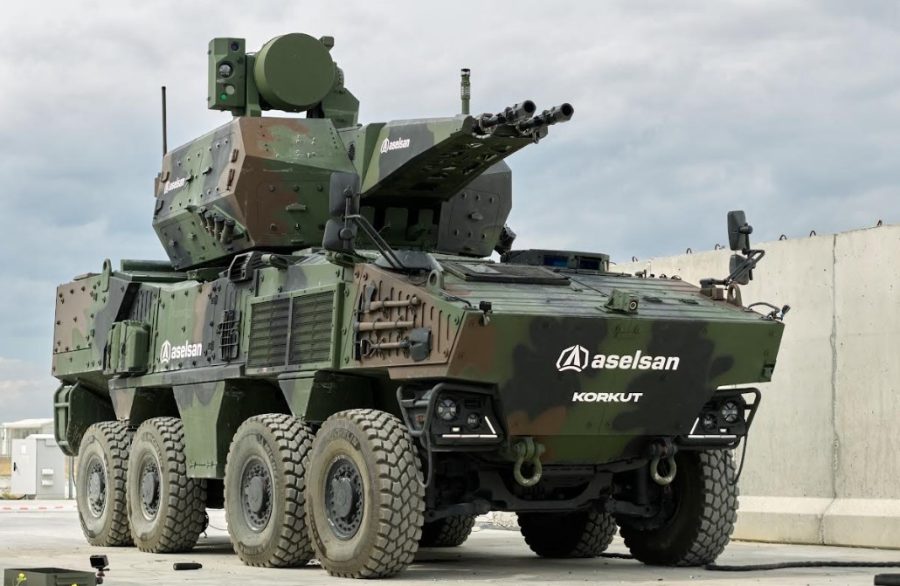 Sistem pertahanan antidrone KORKUT 35 dari Aselsan