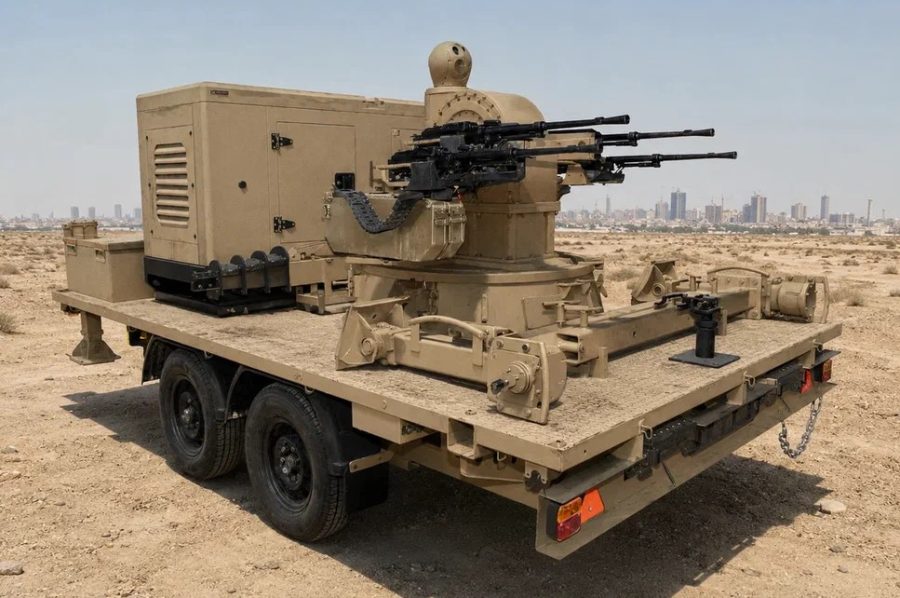 Sistem pertahanan udara antidrone Bison dari Rusia
