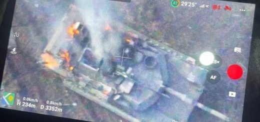 Tank M1 Abrams Ukraina hancur oleh drone Rusia
