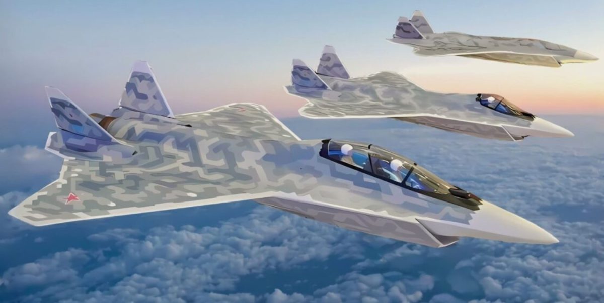 Desain tiga varian canggih jet tempur Su-75 Checkmate