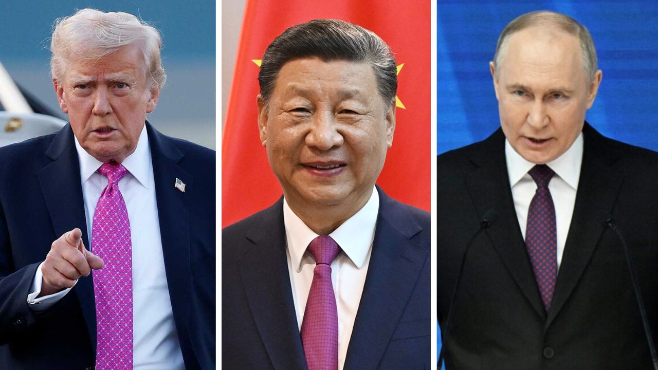 Donald Trump, Xi Jinping, dan Vladimir Putin.