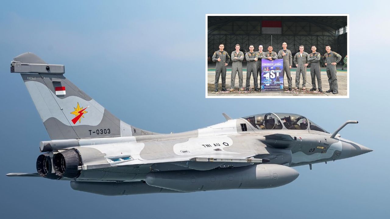 Empat penerbang Skadron Udara 12 sukses terbang solo Rafale