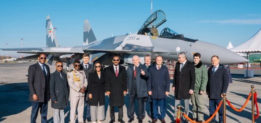 Ethiopia menerima 12 jet tempur Su-35 dari Rusia.