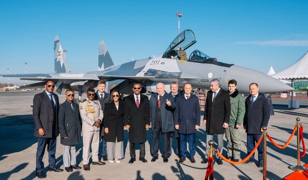 Ethiopia menerima 12 jet tempur Su-35 dari Rusia.