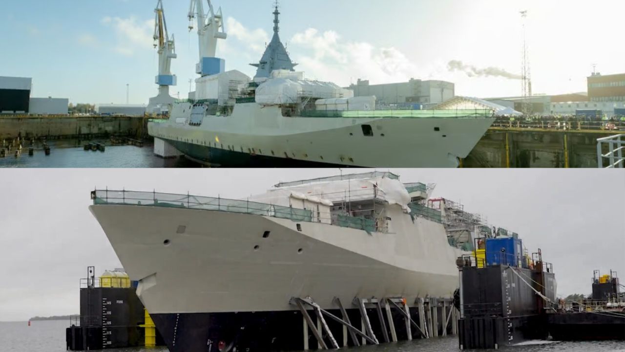 Finlandia luncurkan korvet Pohjanmaa-class buatan dalam negeri.