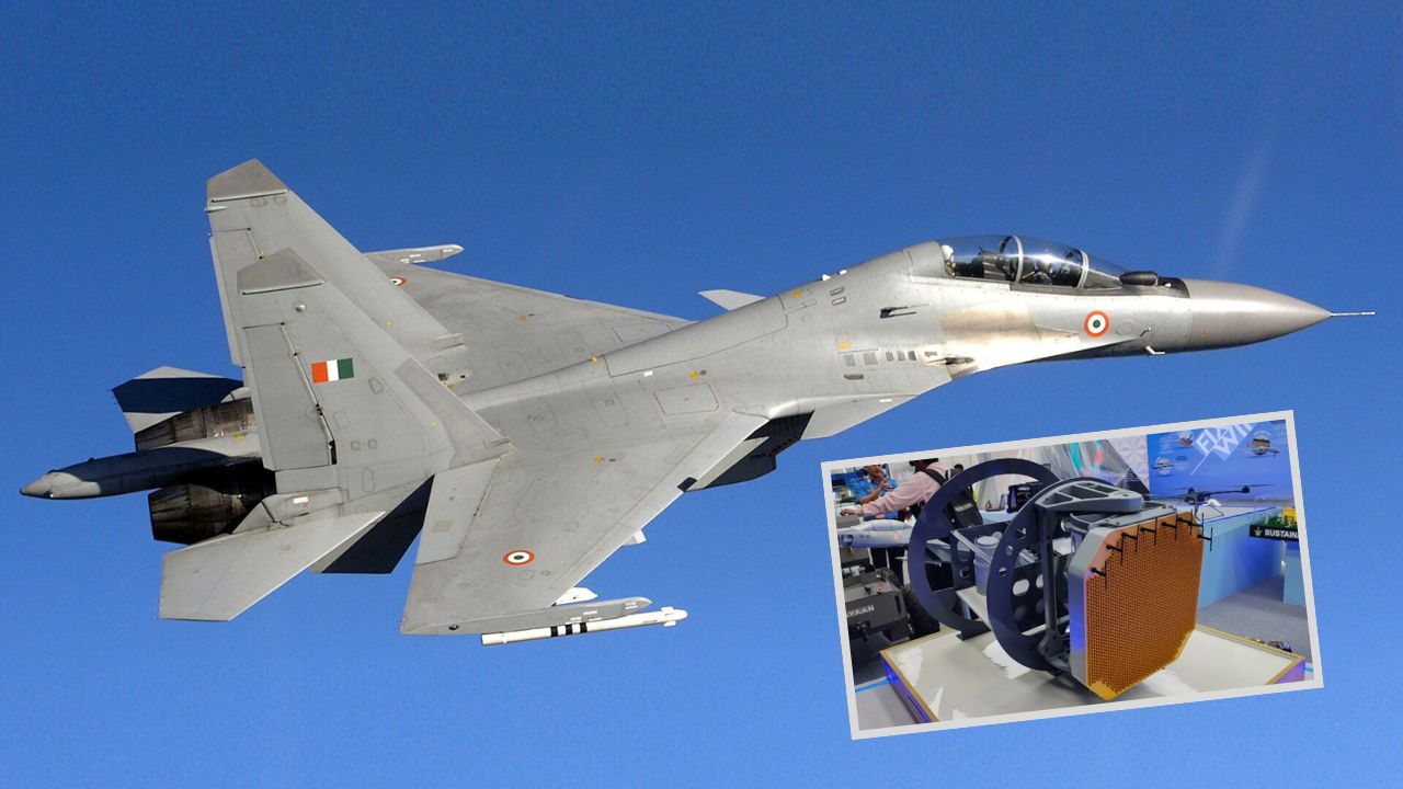 India integrasikan radar AESA Virupaksha buatan lokal pada Su-30MKI.
