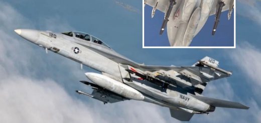 Jet Super Hornet US Navy menguji rudal hipersonik Blackbeard