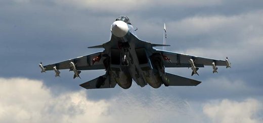 Jet tempur Su-30SM Rusia