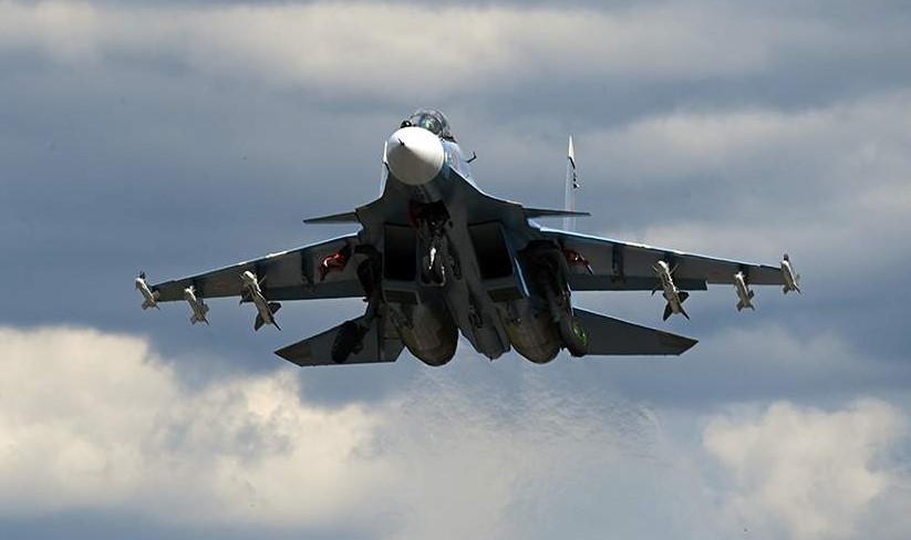 Jet tempur Su-30SM Rusia