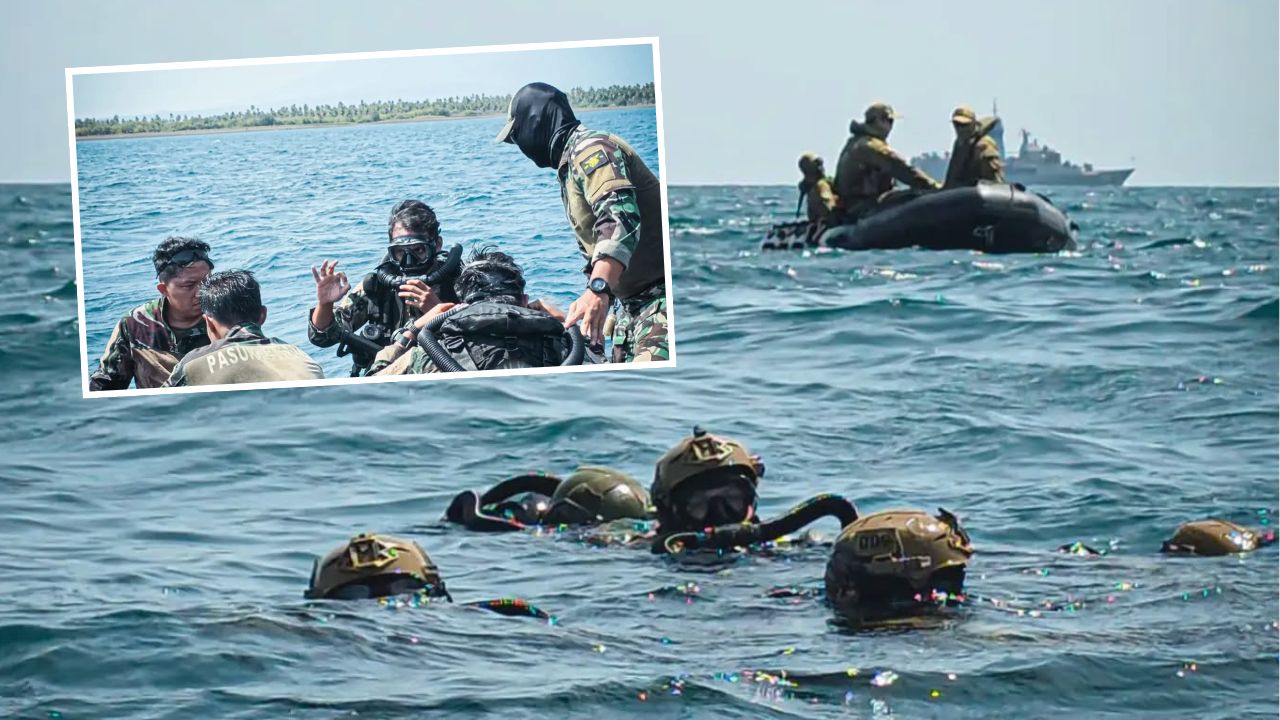 Kopaska dan MTO ADF melaksanakan latihan Keris Woomera 2026