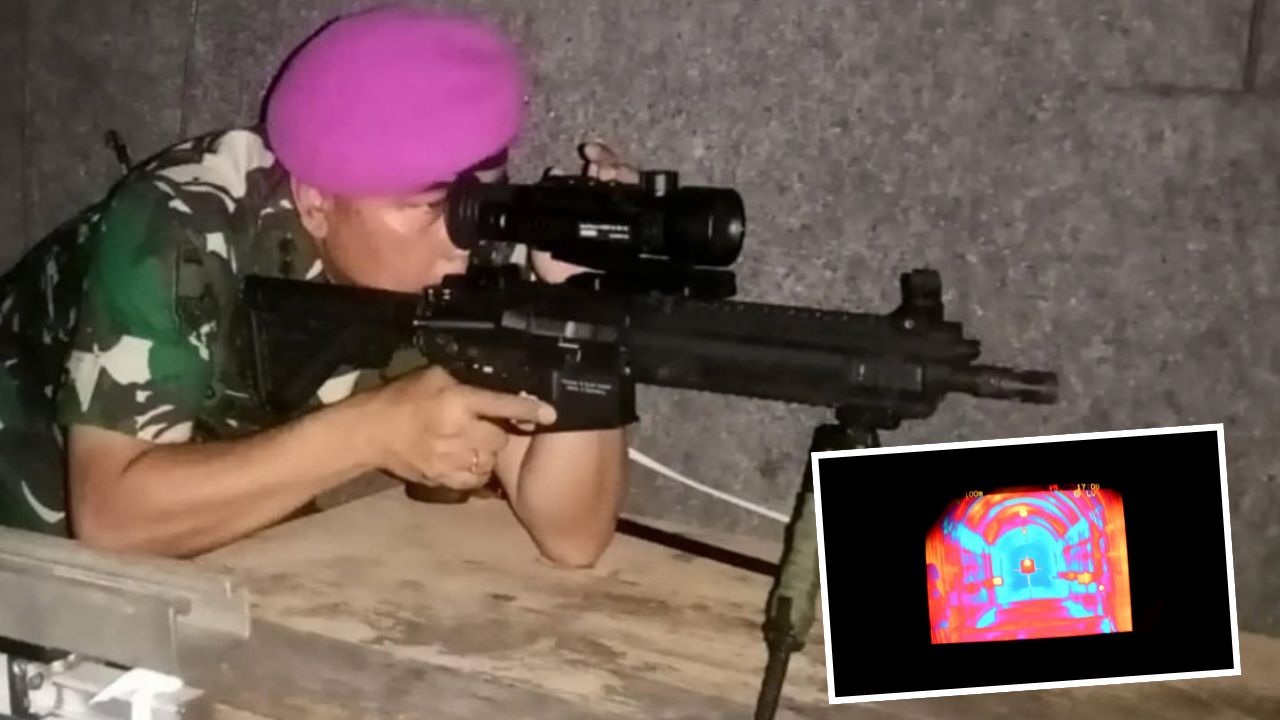 Korps Marinir menguji pembidik termal Meotherm Buatan Ceko
