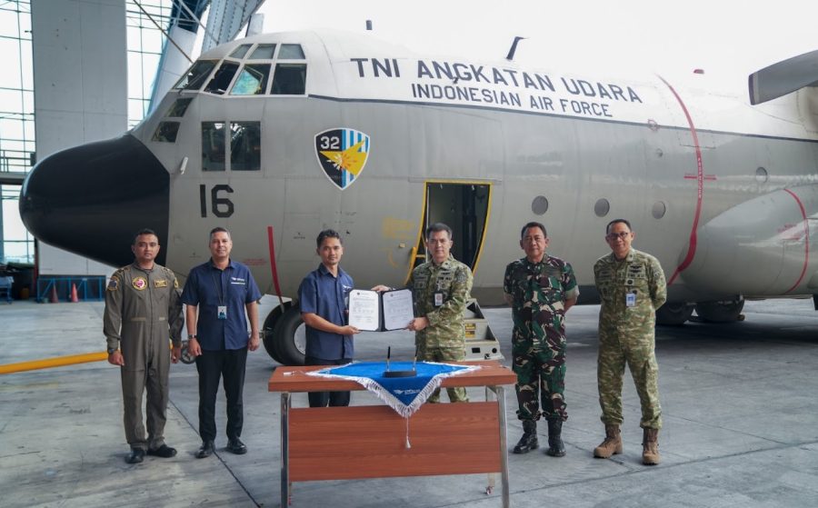 Pesawat C-130 A-1316 TNI AU jalani modernisasi di GMF