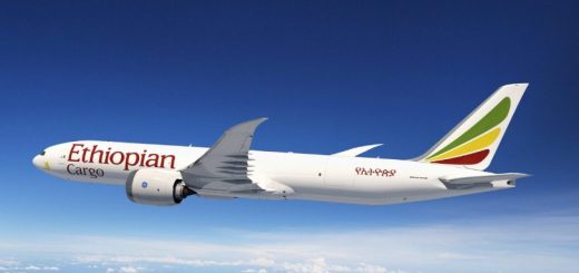Pesawat kargo Boeing 777-8F Ethiopian Airlines