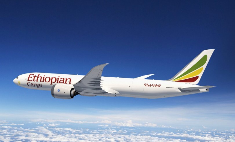 Pesawat kargo Boeing 777-8F Ethiopian Airlines