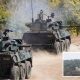 Ranpur Badak FSV 90 Kostrad unjuk kebolehan di Bone, Sulawesi Selatan