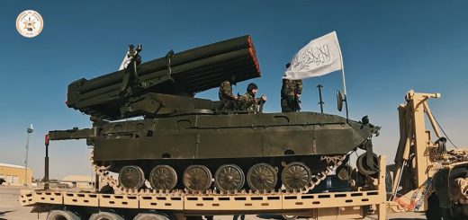 Taliban modifikasi BM-27 Uragan pada BMP-2