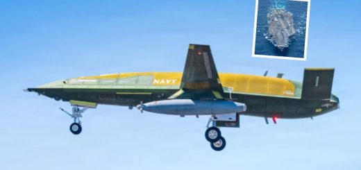 USS Ronald Reagan kendalikan drone MQ-25 dari jarak 3.300 km.