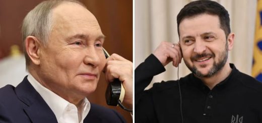 Vladimir Putin and Volodymyr Zelenskyy